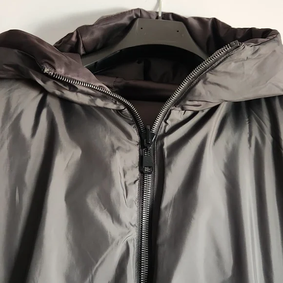 Zara Reversible Hooded Puffer Jacket, Size L - Picture 7 of 13
